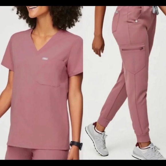 Figs Medium Mauve SET